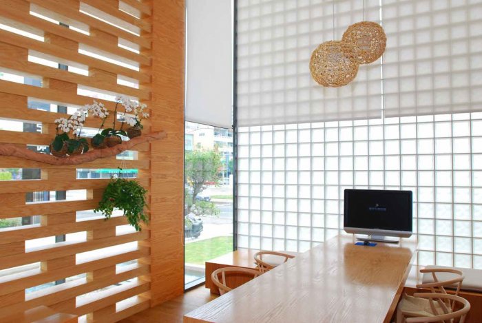 Стекло кирпич перегородки в интерьере