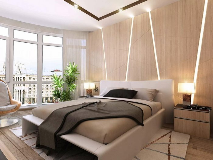 Спальня экостиль