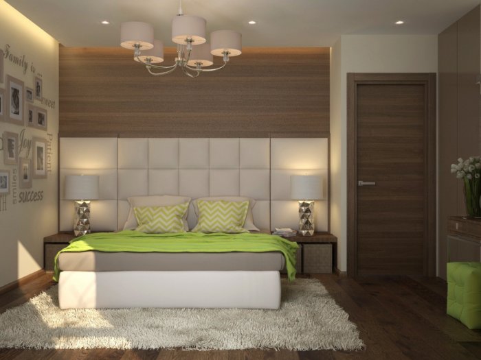 Спальня в современном эко стиле