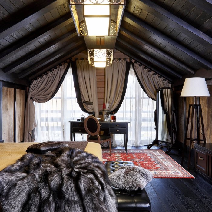 Спальня в стиле Шале