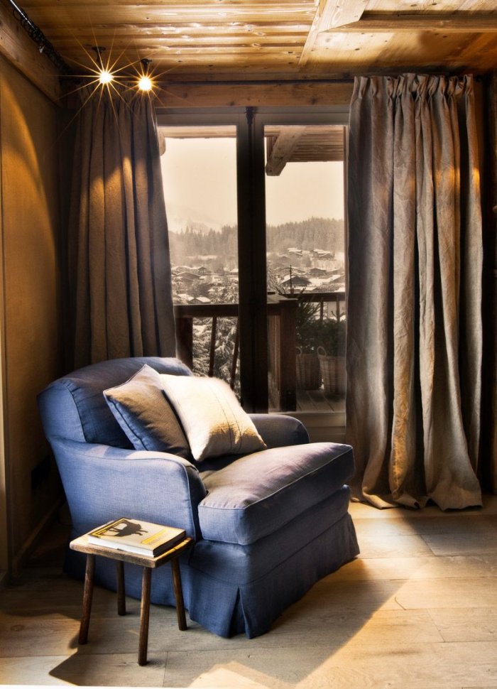 Занавески в стиле Шале