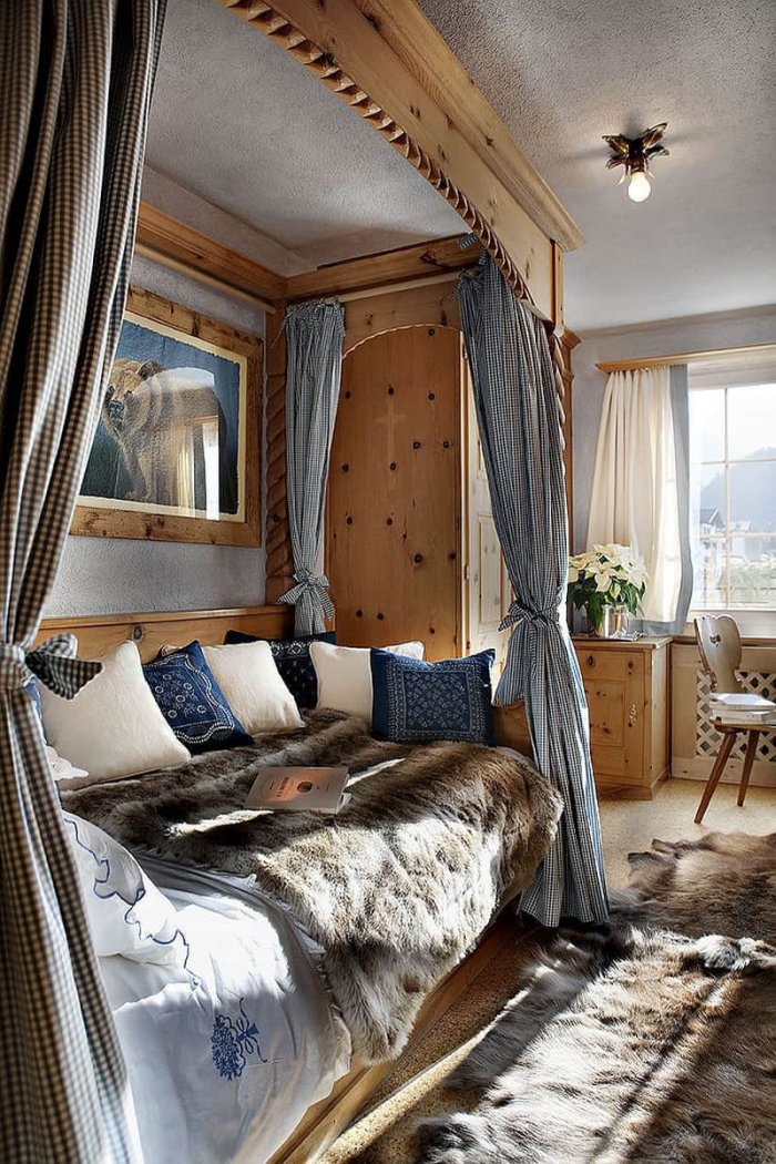 Шале в Альпах интерьер