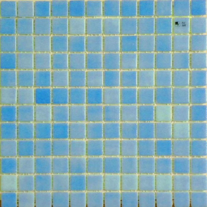 Белый кафель с цветной затиркой