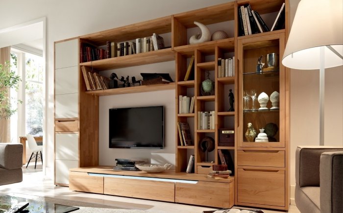 Стенка с книжными полками