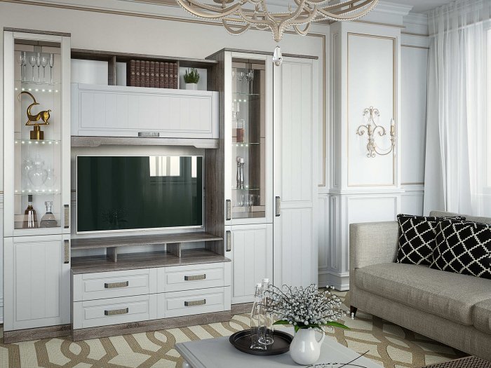 Стенка модульная Прованс ГН-223.308