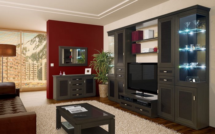 Мебель лазурит гостиная Стелла