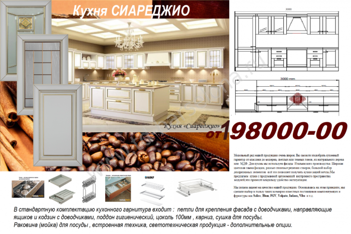 Итальянские фасады для кухни современные образцы в книжке