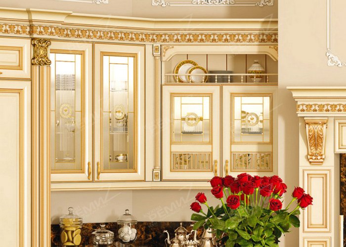 Кухня нике д ори бежевая