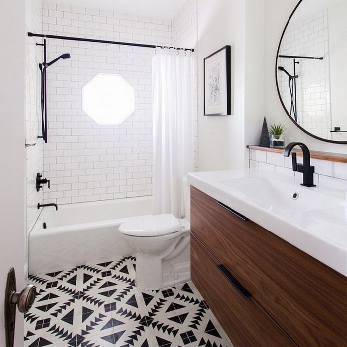 Санузел в скандинавском стиле