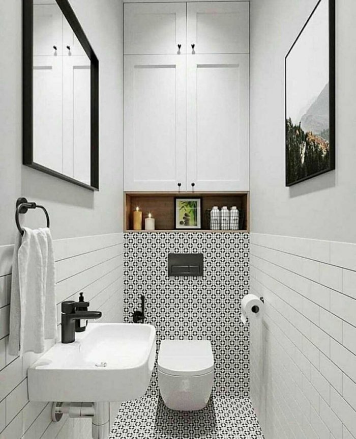 Туалетная комната маленькая