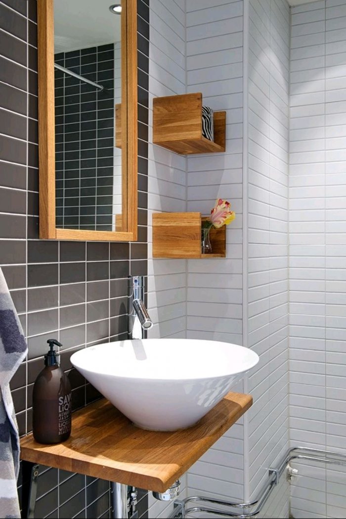 Ванна в скандинавском стиле