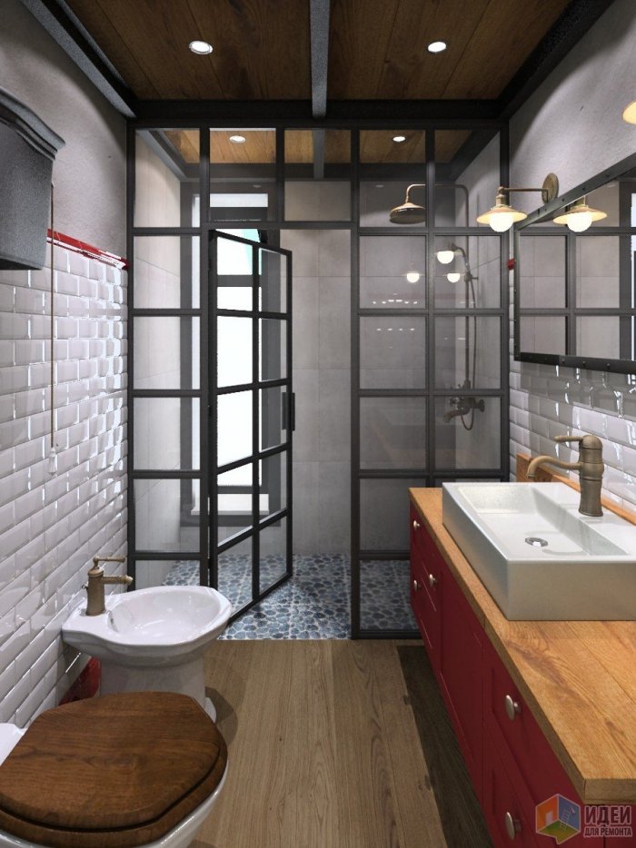 Лофт туалет 6м2