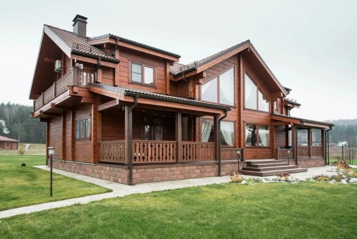 Деревянный коттедж