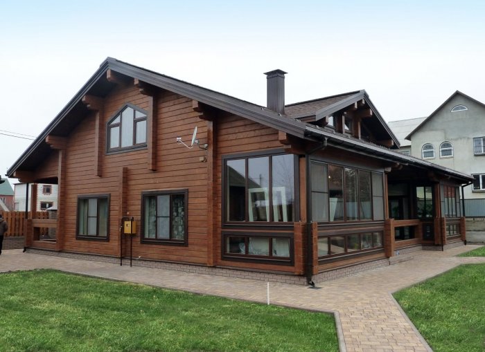Дом из клееного бруса Бьорк