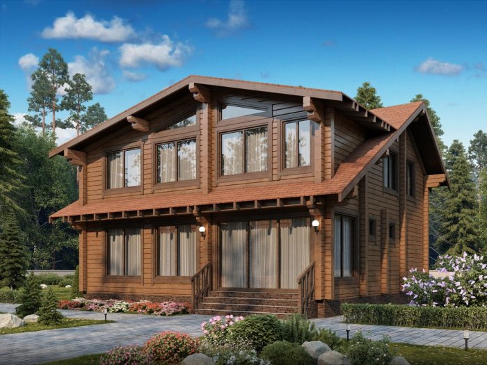 Дом из бруса "Галеон"