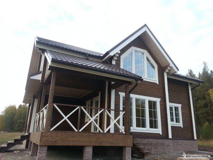 Дом цвета венге