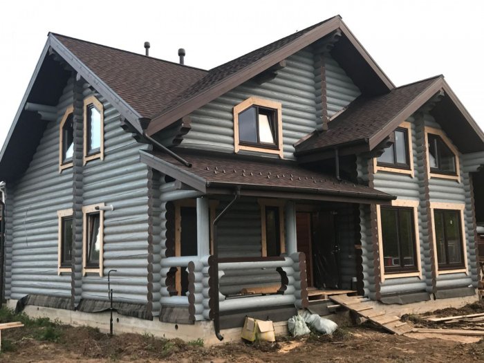 Цвета деревянных домов