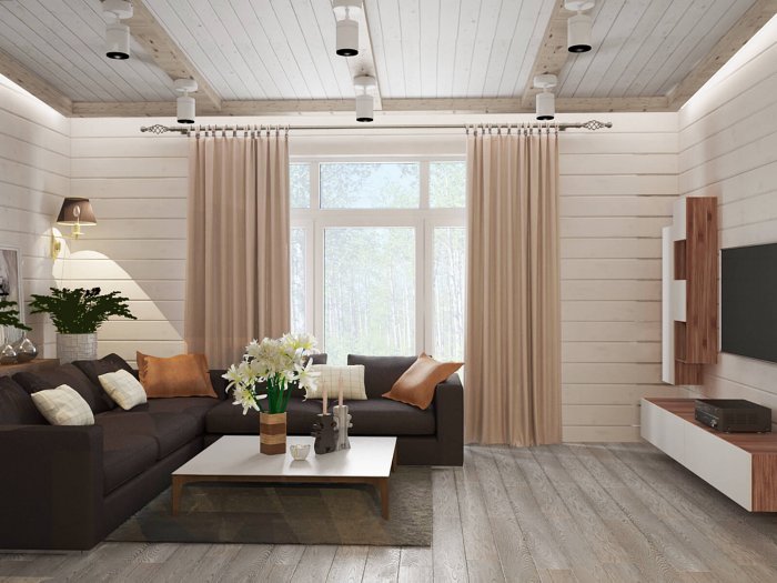 Дизайнерская отделка вагонкой