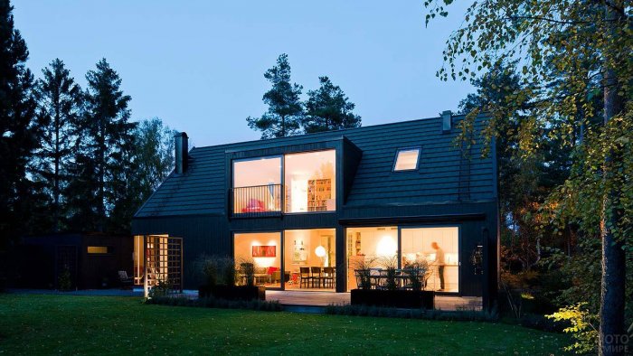 Скандинавский загородный дом