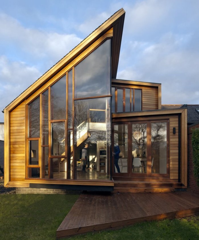 Безрамное остекление для барнхаус