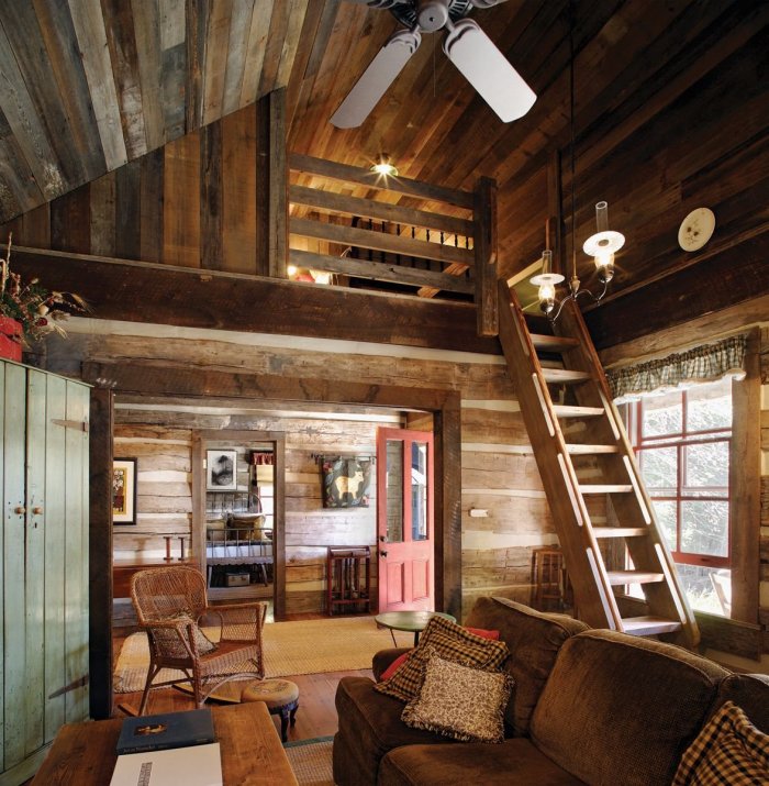 Интерьер маленького домика