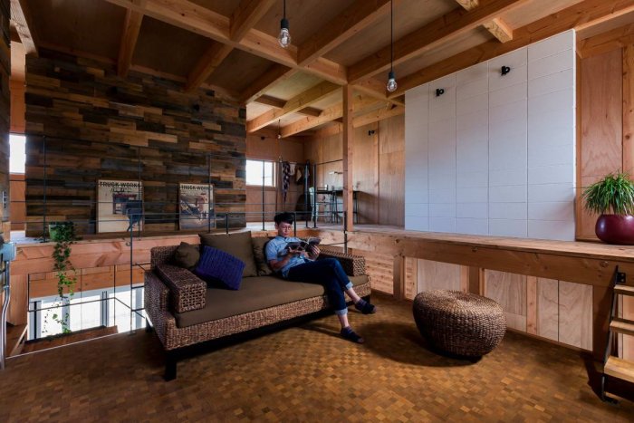 Дачный домик в стиле лофт