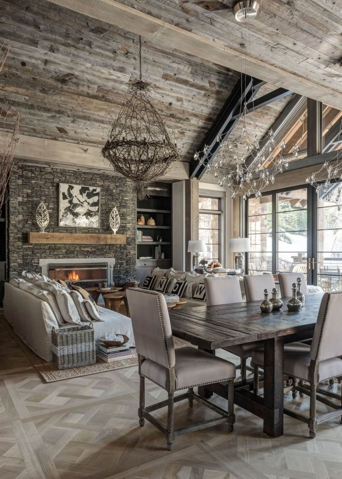 Рустиканский стиль интерьер