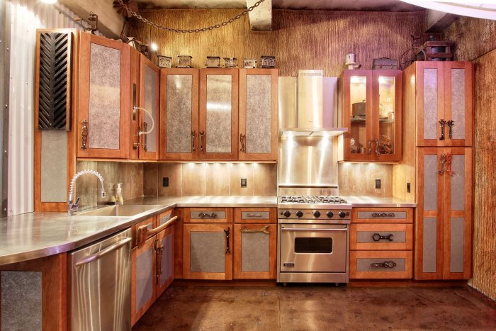 Кухня гостиная в стиле стимпанк