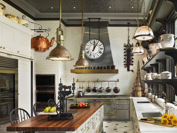 Стимпанк стиль в интерьере кухни
