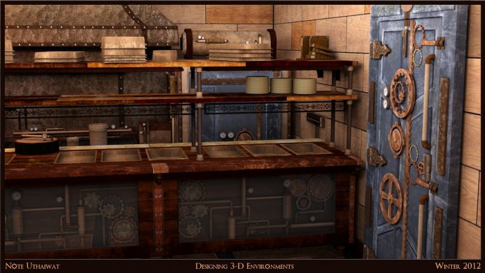 Кухня стимпанк фэнтези