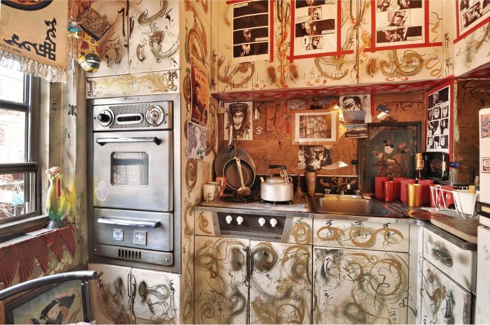 Цыганщина в стиле в кухне интерьер