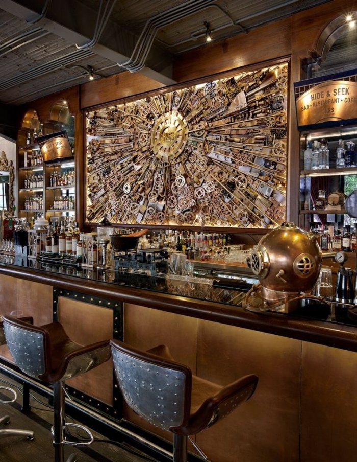 Стимпанк стиль в интерьере