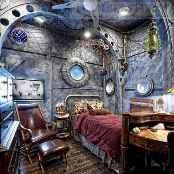 Стиль Steampunk в интерьере