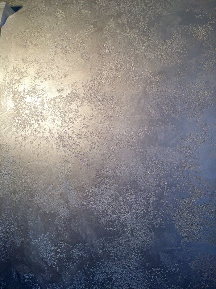 Венецианская штукатурка серого цвета