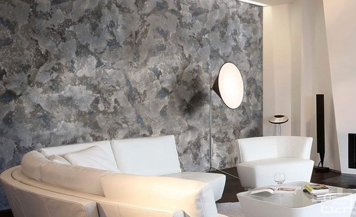 Штукатурка в интерьере