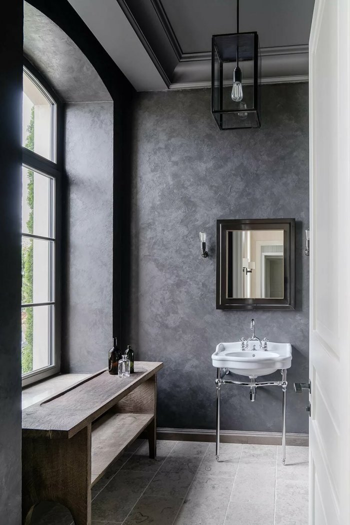 Венецианская штукатурка темная