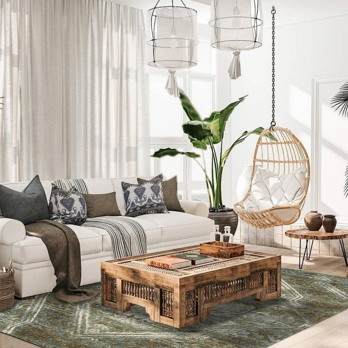 Тропический стиль в интерьере