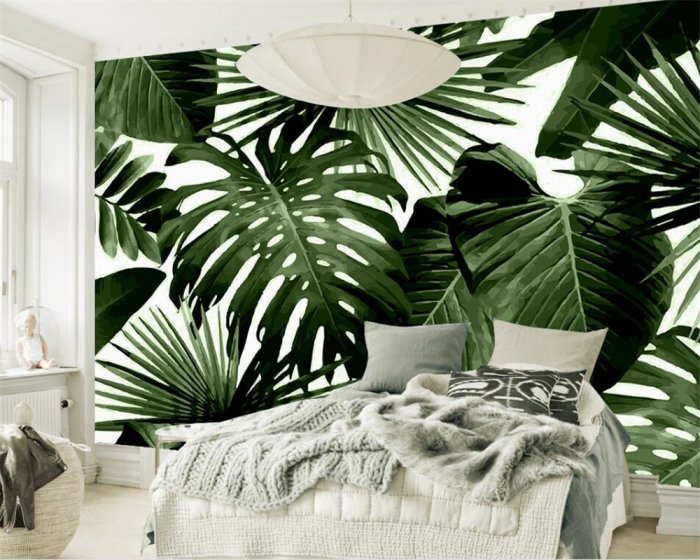 Спальня в тропическом стиле