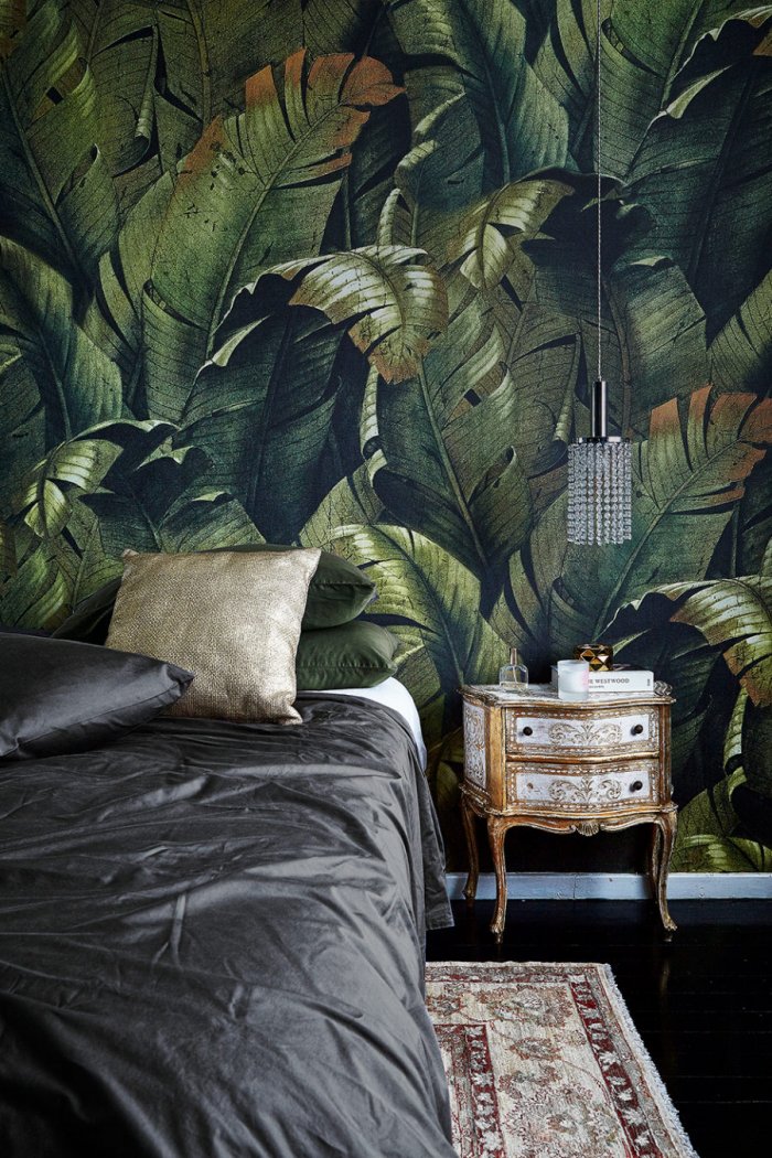 Комнаты с тропическим принтом