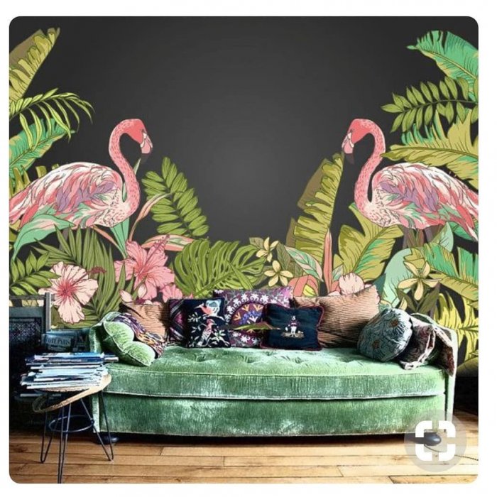 Тропические мотивы в интерьере