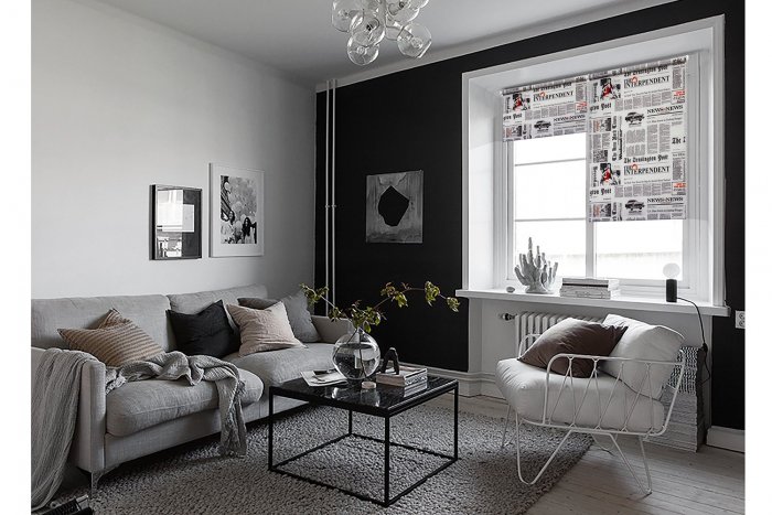 Оттенки серого в интерьере