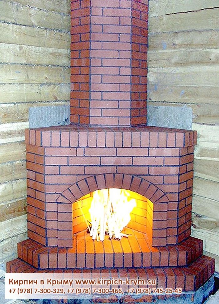 Камин выложить из кирпича
