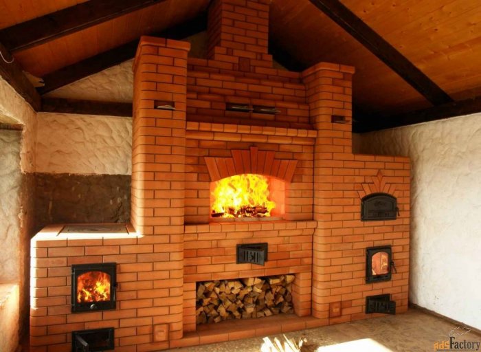 Печь из кирпича