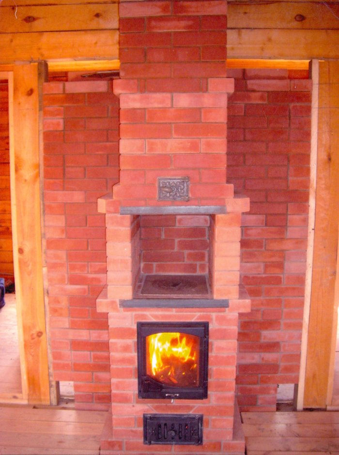 Печка для дачи из кирпича