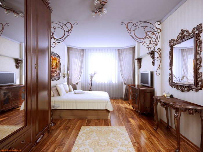 Интерьер спальни для женщины