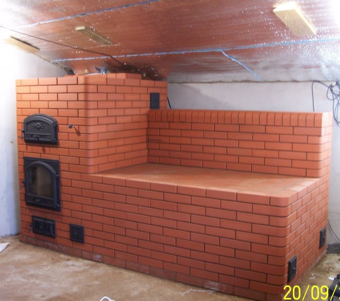 Русская печь с лежанкой