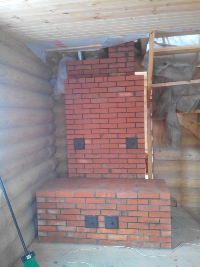 Русская печь с лежанкой порядовка