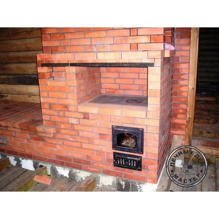 Ртик 6 с лежанкой печь