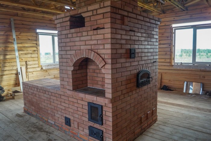 Готовые проекты кирпичных печей с лежанкой