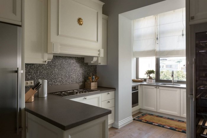 Дизайн кухни с балконом